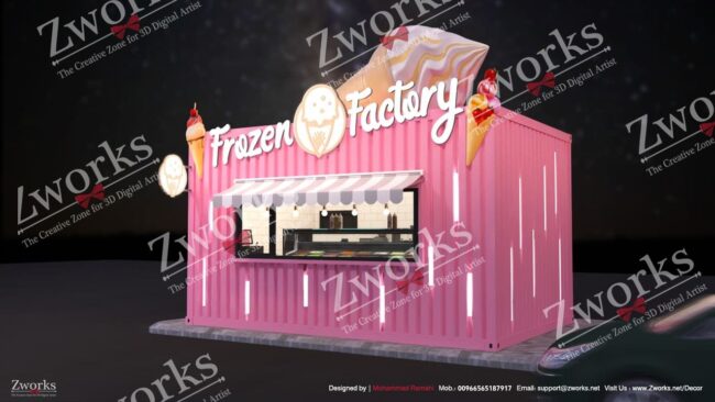 Ice Cream 3D Model 1 Ice Cream 3D Model