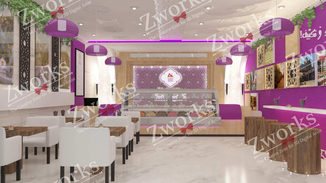 Islamic Restaurant 3D Model