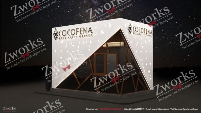 Modern Drive Thru 3D Model Modern Drive Thru 3D Model