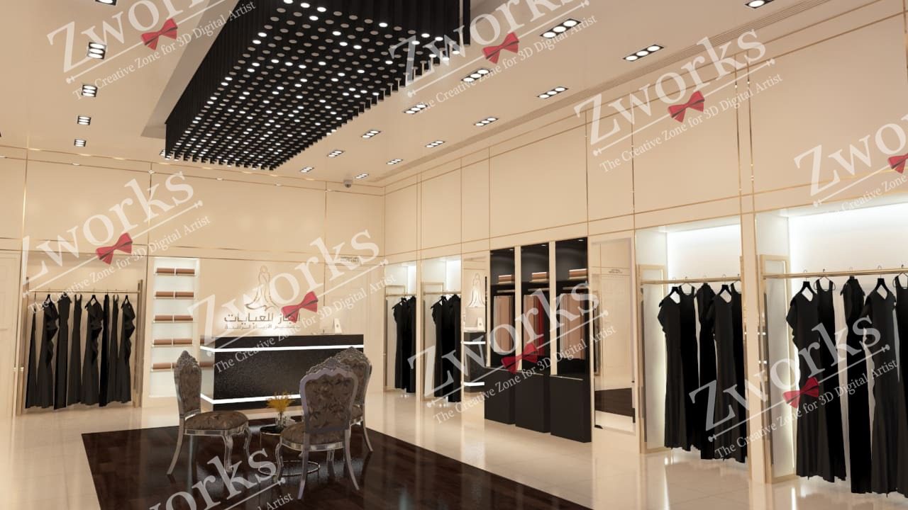Dress Cloth Interior Design 3d model