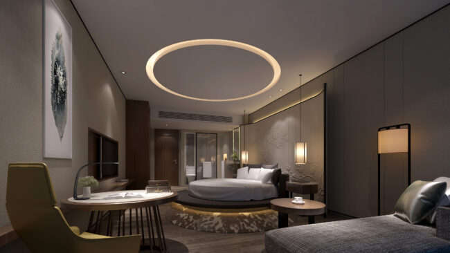 Hotel Bedroom 3D Model (5) Hotel Bedroom 3D Model