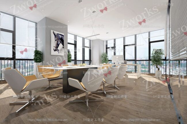 Office 3D Model 4