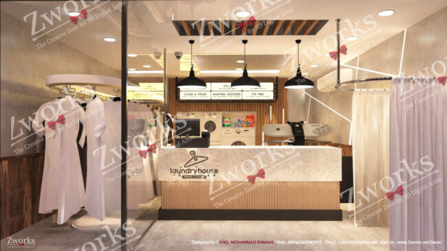 laundry store interior design 3d model 5 laundry store interior design 3d model