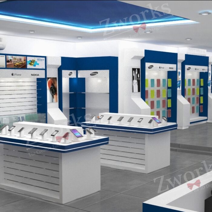 Mobile Store 3D Model