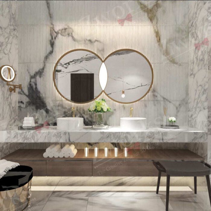 Bathroom Interior Design 3D Model 3