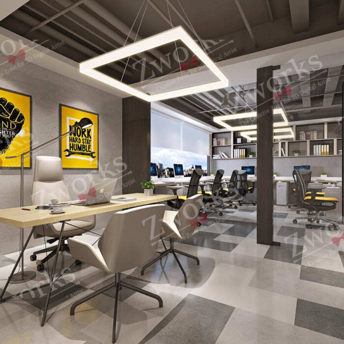 Office Interior design 3d models