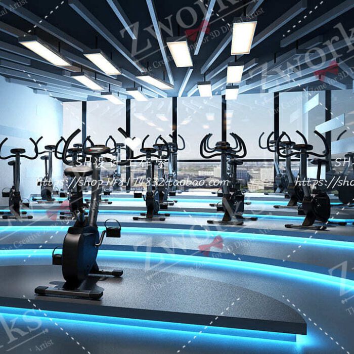 Fitness Hall Interior Design