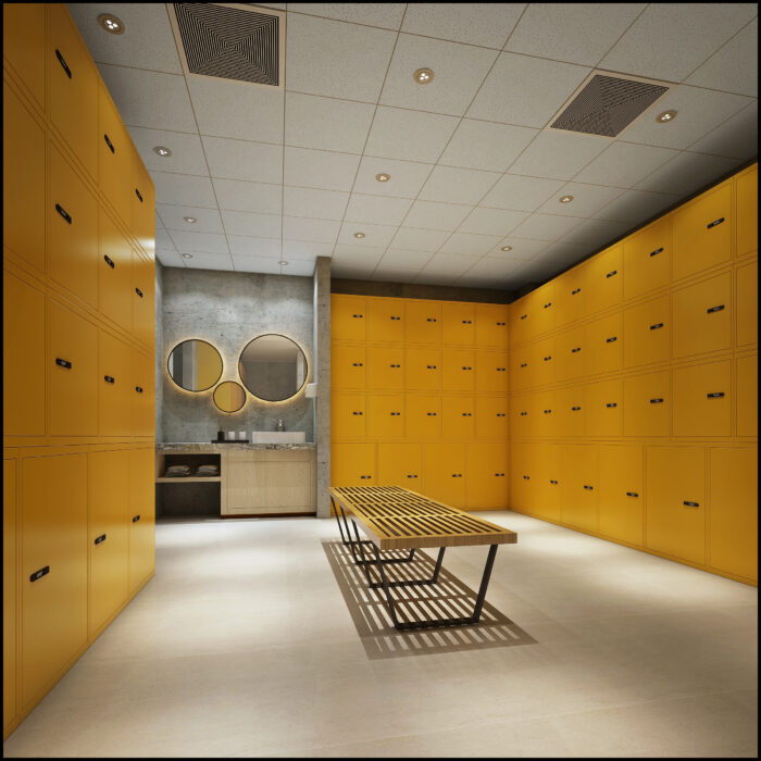 LOCKER ROOM 3D MODEL