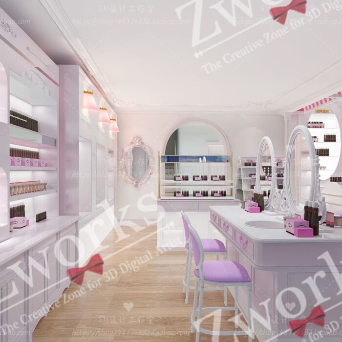 Makeup Store 3D model